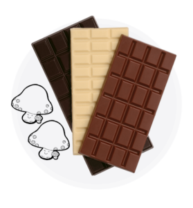 MUSHROOMS CHOCOLATE BARS