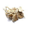 Dried PES Amazonian magic mushrooms with thick stems and chestnut brown caps.